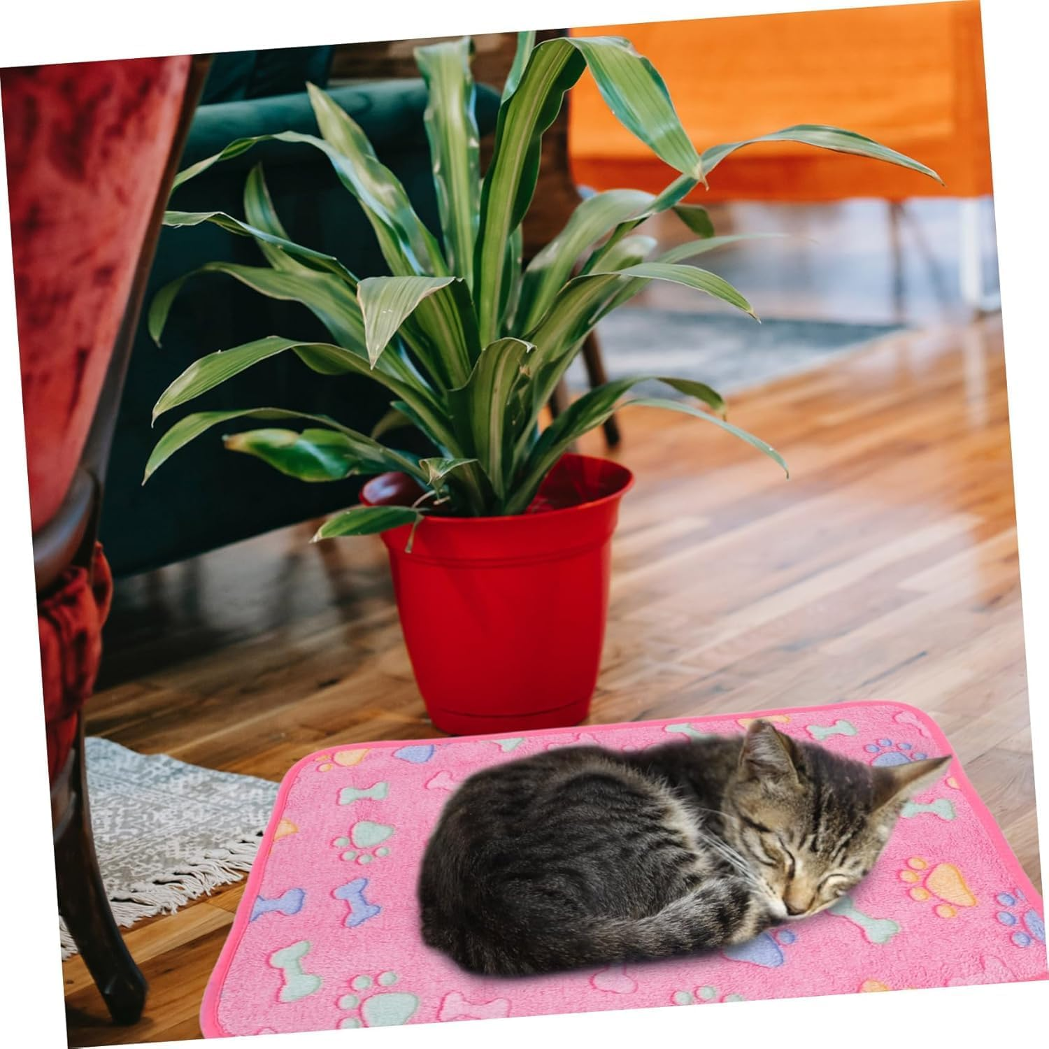 3Pcs Small Pet Sleep Blankets,Guinea Pig Blankets Small Animal Flannel Guinea Pig Cage Liners,Soft Puppy Sleep Blankets Small Puppy Sleep Blankets,Puppy Blankets Soft Warm Sleep Mat Puppy Blankets image number 3