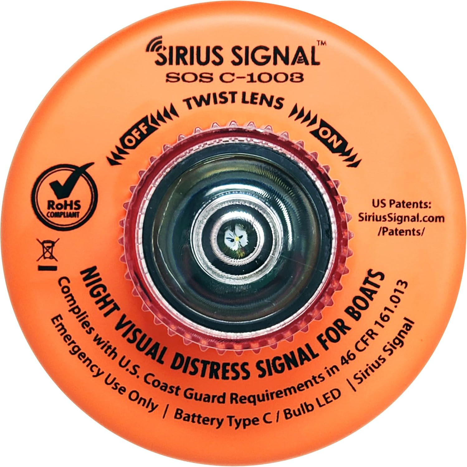 Sirius Signal SOS LED Distress Signal with Daytime Distress Flag and Whistle &ndash; MAST Approved image number 4