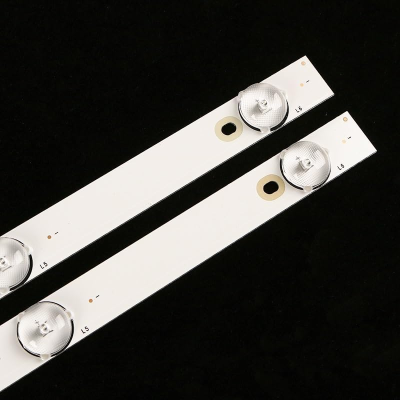 8Pcs X32 Inch LED Backlight Strip Compatible with Tv MS-L1343 JL.D32061330-081AS-M FZD-03 E348124 HM 32V L2202 L1074 6-Leds 6V 580Mm