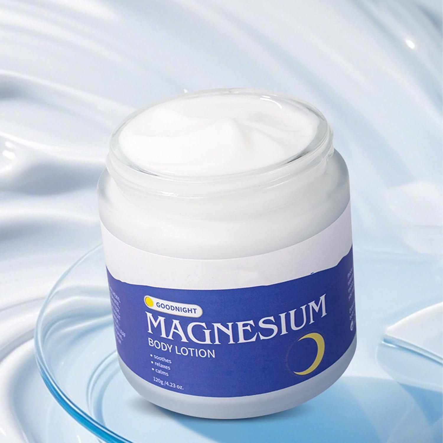 Magnesium Body Cream 120G - with Olive Extract & Shea Butter, Promotes Muscle Relaxation & Soothing，Helpful for a Good Night'S Sleep image number 3