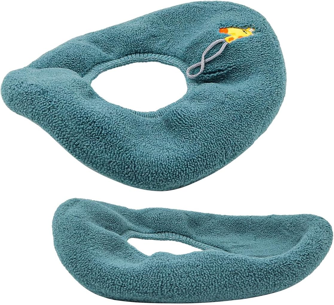 Set of 4 NUZAMAS Toilet Seat Covers Soft Toilet Cushion Toilet Cover with Flip Lid Handle Universal Portable Toilet Seat Washable Toilet Seat for Home Bathroom image number 1