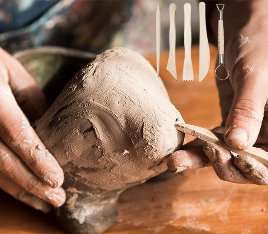 Professional 24-Piece Polymer Clay Tools Kit - Sculpting, Modeling, and Carving Set for Clay Art - Ideal for Beginners and Experts image number 3