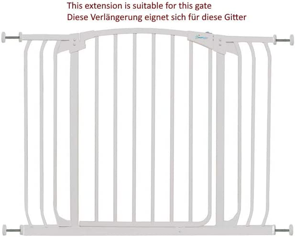 Dreambaby Chelsea 100Cm Baby Gate Extension (White) image number 1