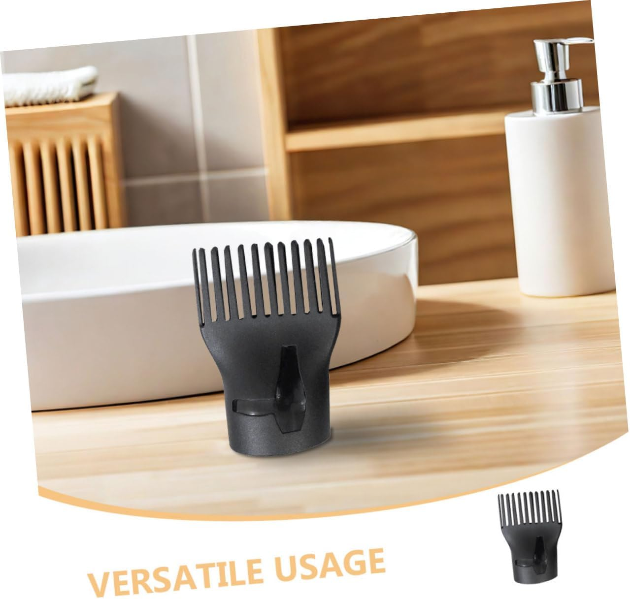 HEALEEP 4Pcs High Temperature Duckbill Nozzle for Hair Dryer Plastic Narrow Concentrator Nozzle Flat Blow for Salon Styling Tool and Home Hair Drying image number 4