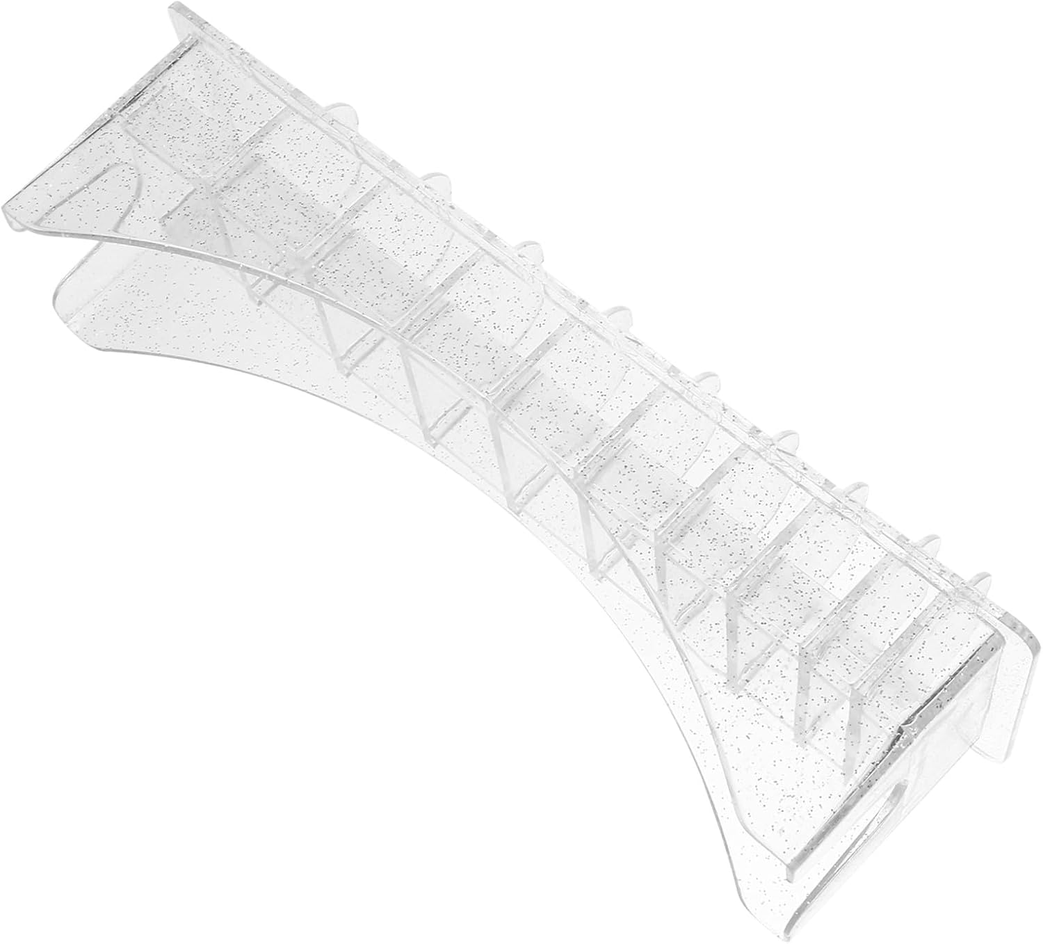 DECHOUS Hair Clipper Guard Organizer with 10 Grids Plastic Storage Case for Professional Barber Clippers Compatible with Wahl, Salon Hair Clippers Accessories Holder image number 4