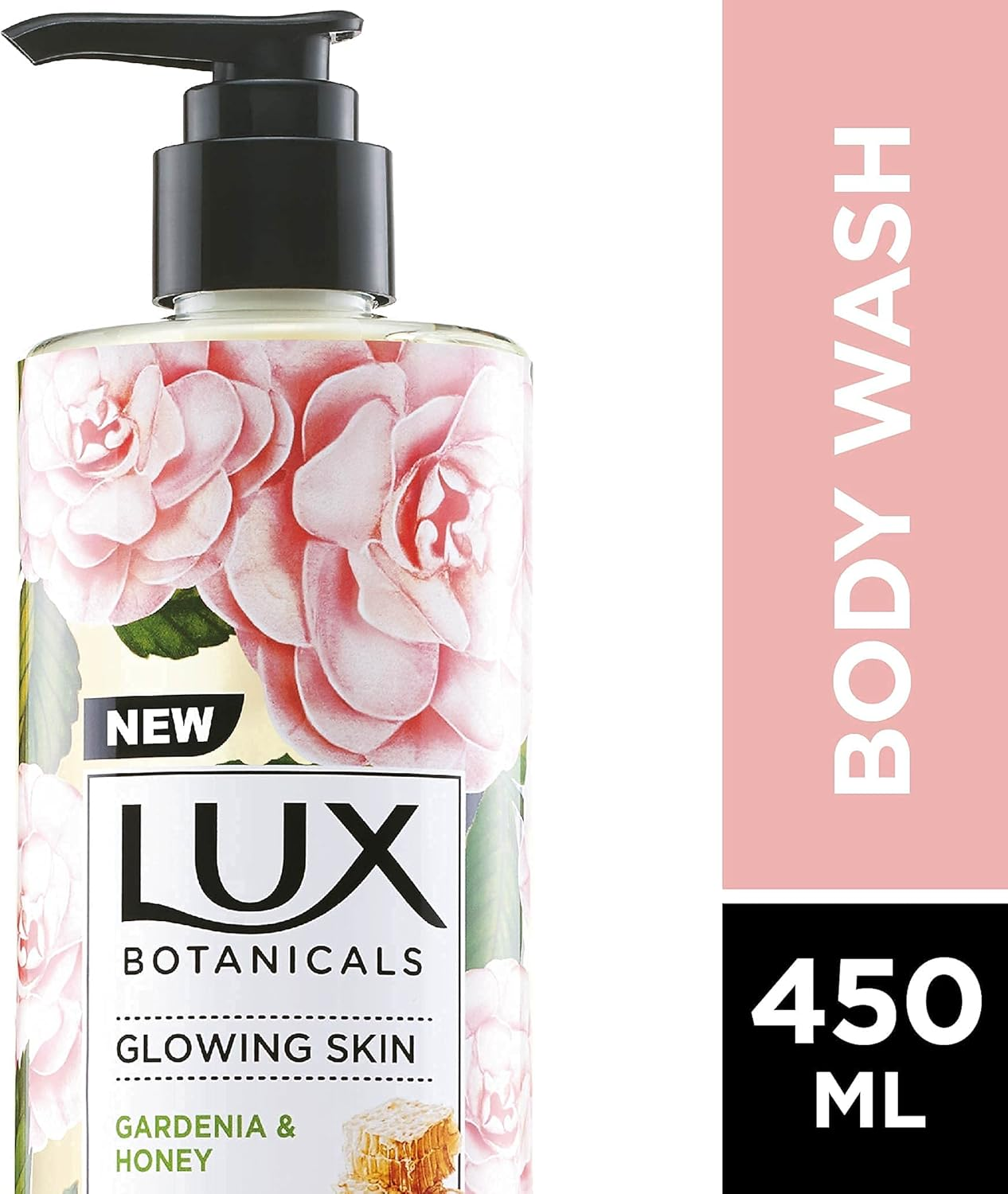 Lux Botanical Glowing Skin Gardenia & Honey Body Wash 450Ml image number 6