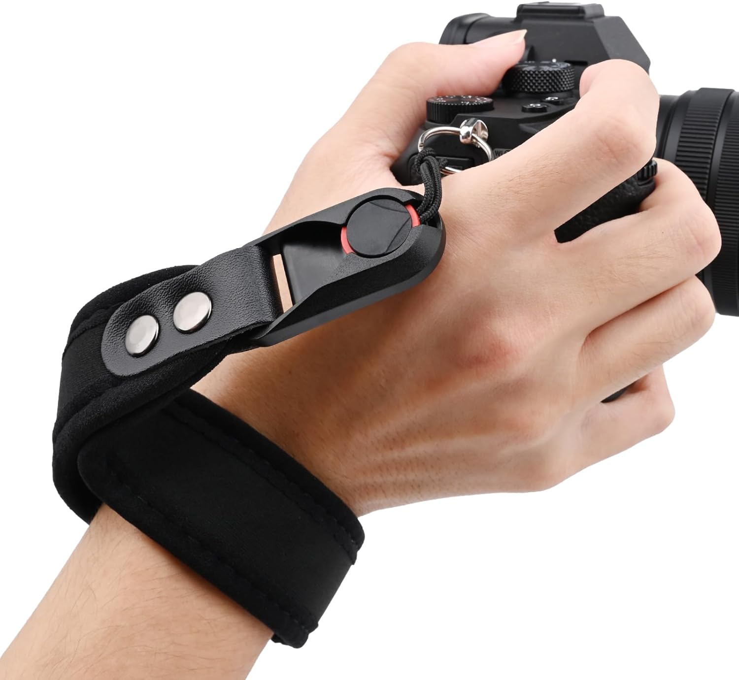 Quick Camera Wrist Strap, Adjustable Camera Quick Release Strap, Multifunctional Bulletproof Wrist Strap, Soft Camera Strap for DSLR Action, Compatible with Many Camera Models