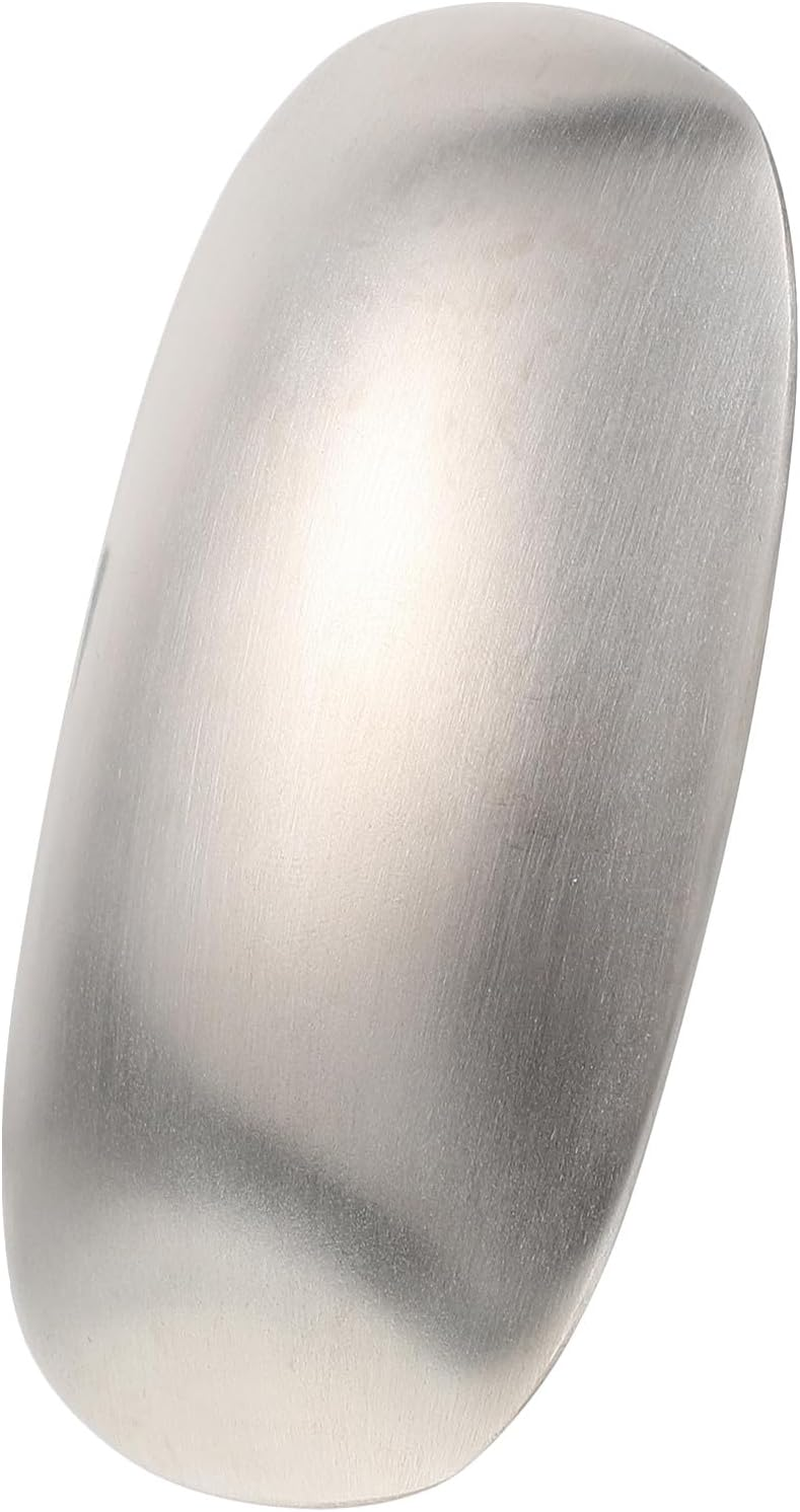 Luxshiny Stainless Steel Odor Remover Soap Bar for Kitchen Hands, Silver Smell Eliminating Tool for Garlic Fish Onion Cooking Odor Removal
