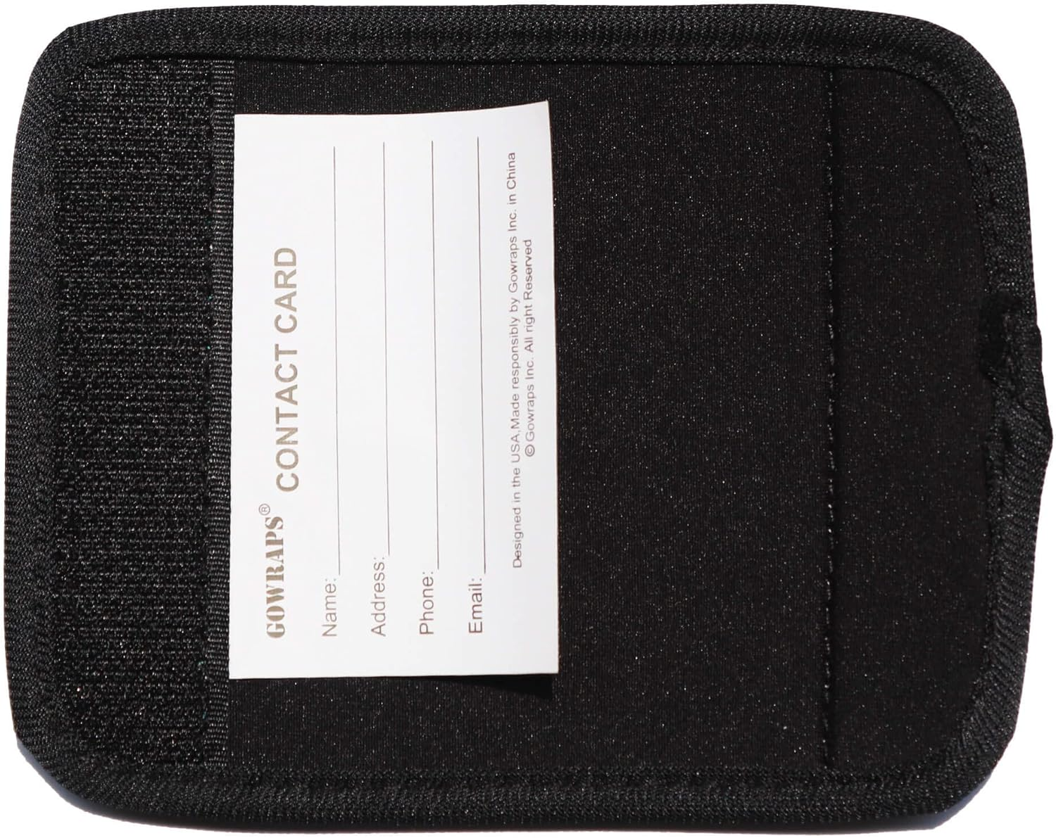 Gowraps Neoprene Luggage Handle Wraps for Traveling Bright Color Luggage Tags|Handle Wraps|Handle Covers (Tomato) image number 4