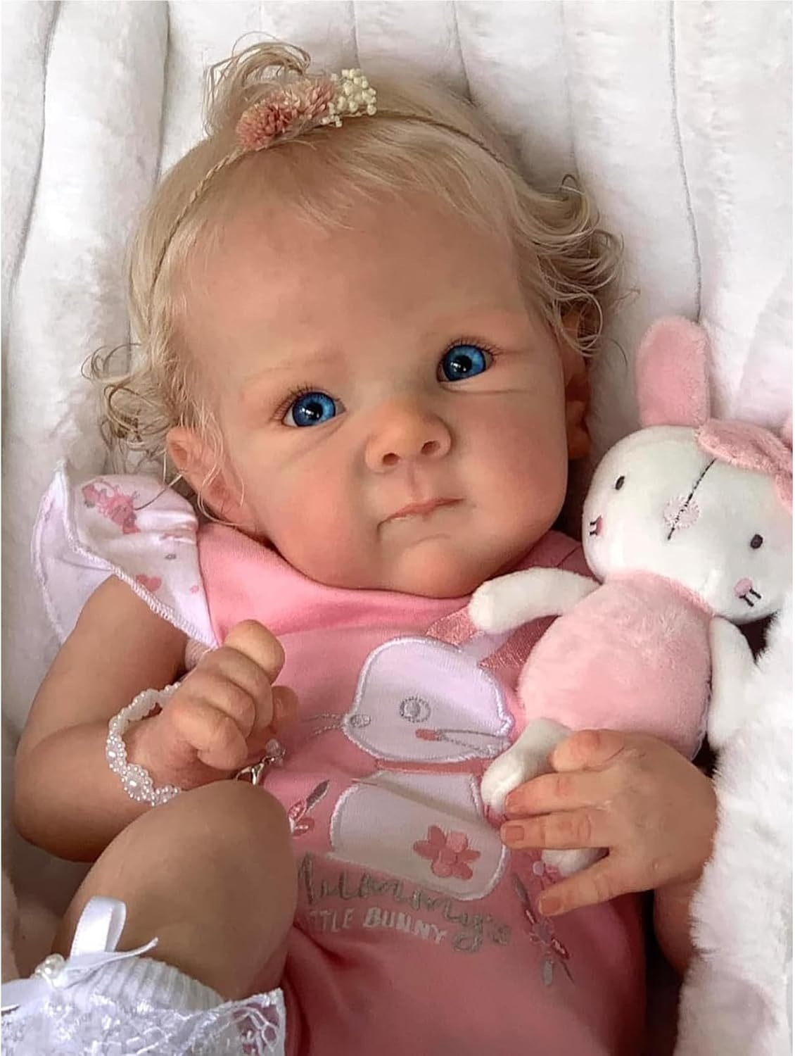 Reborn Baby Dolls - 18 Inch Soft Vinyl Realistic-Newborn Baby Poseable Real Life Baby Girls Reborn Dolls with Accessories and Gift Box for 3+ Year Old Girls Kids image number 6