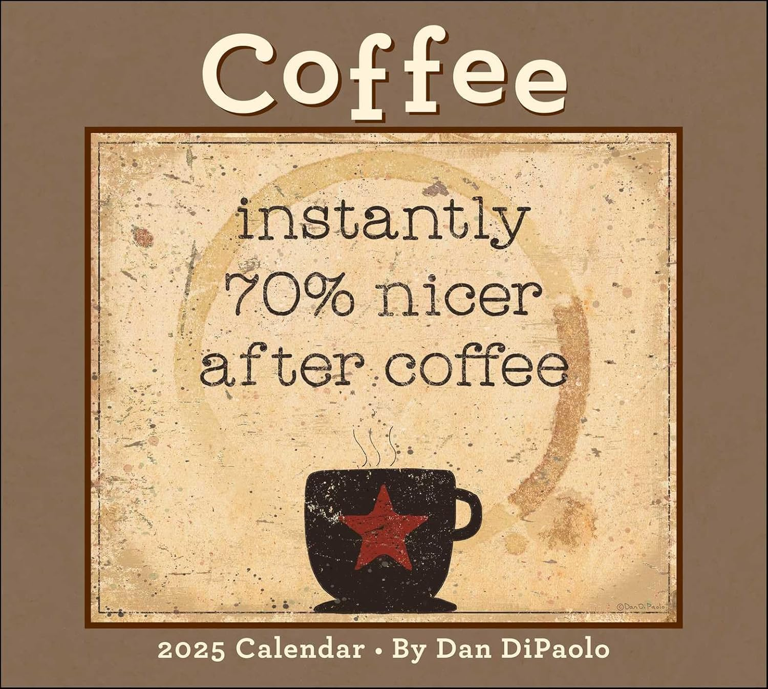 Coffee 2025 Deluxe Wall Calendar image number 3