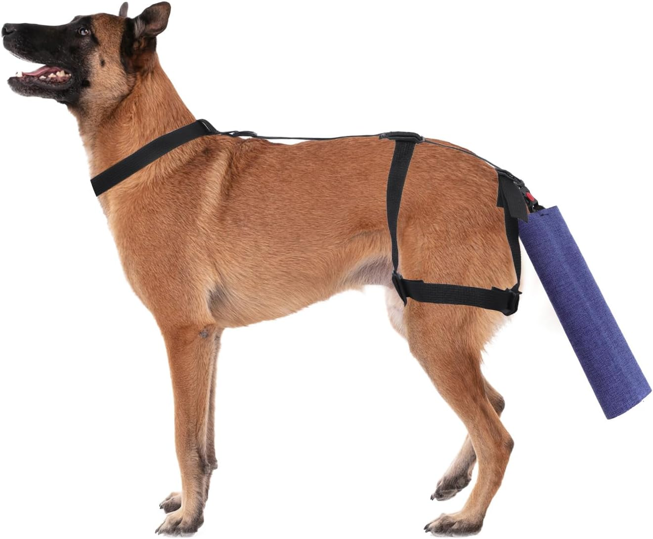 Gosknor Dog Tail Protector, Adjustable Dog Tail Sleeve Dog Tail Cover for Wounds Dog Tail Bandage to Prevent Licking Wounds for Tail Wound Healing