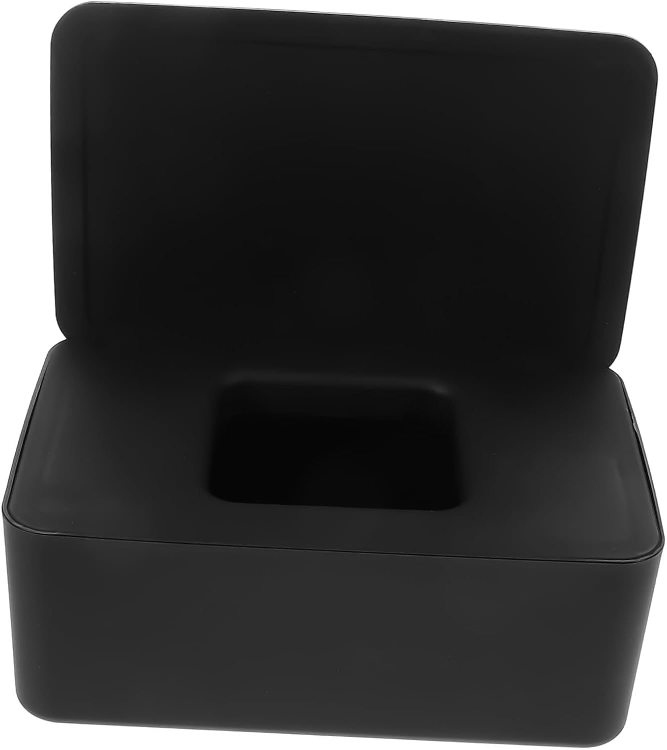 Luxshiny Wet Wipes Storage Box Refillable Wipes Holder Plastic for Bathroom Nursery Use Lid image number 1