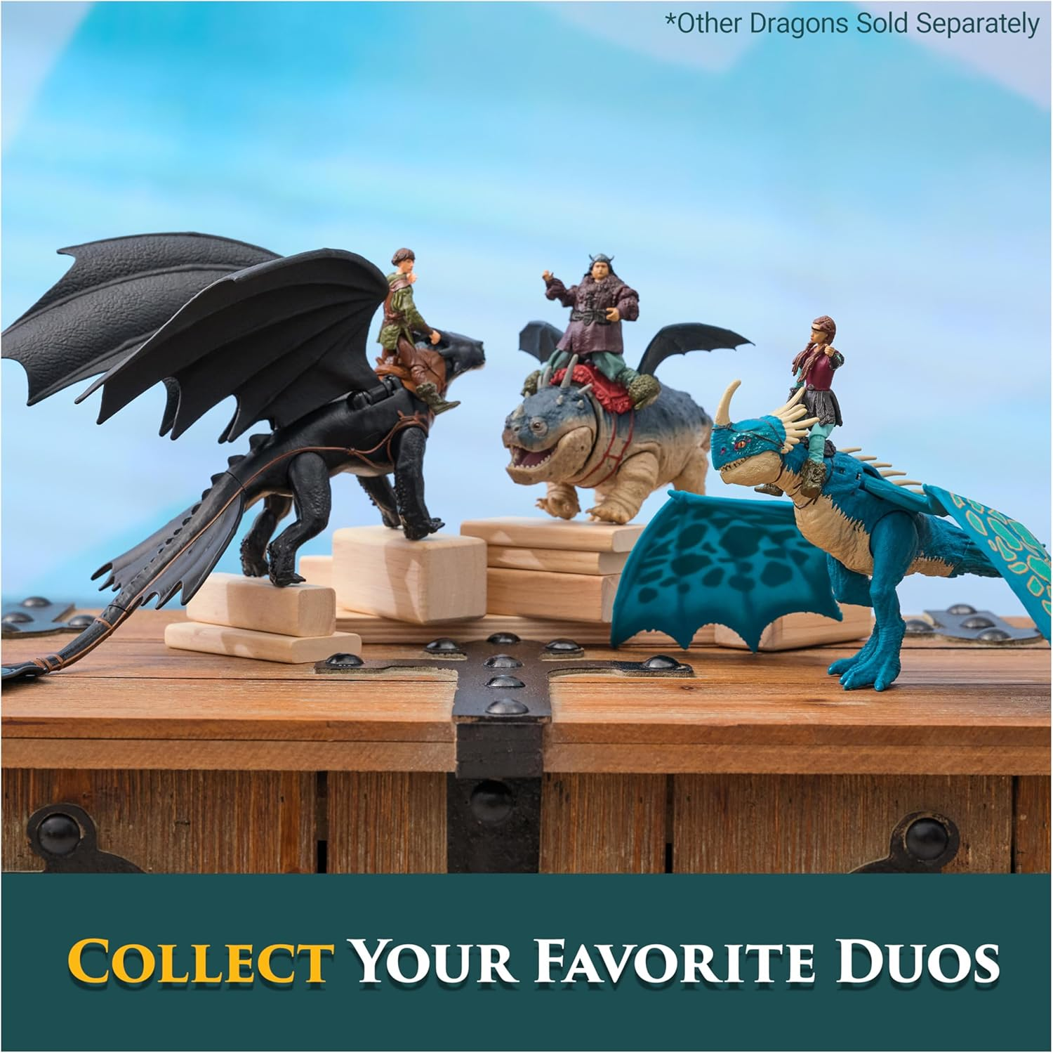 Dreamworks Dragons, How to Train Your Dragon, Gronckle & Fishlegs, Viking Duo Action Figures, Kids Toys for Boys Ages 4 and Up image number 3