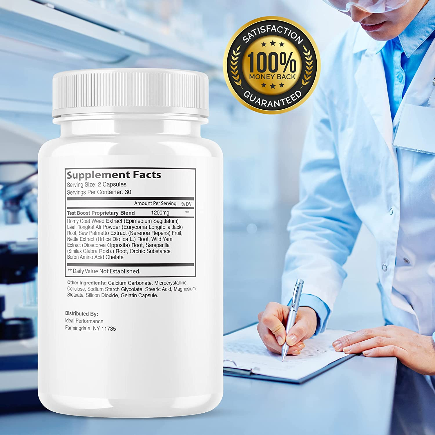 (2 Pack) Zydenafil Pills for Men (120 Capsules) image number 1