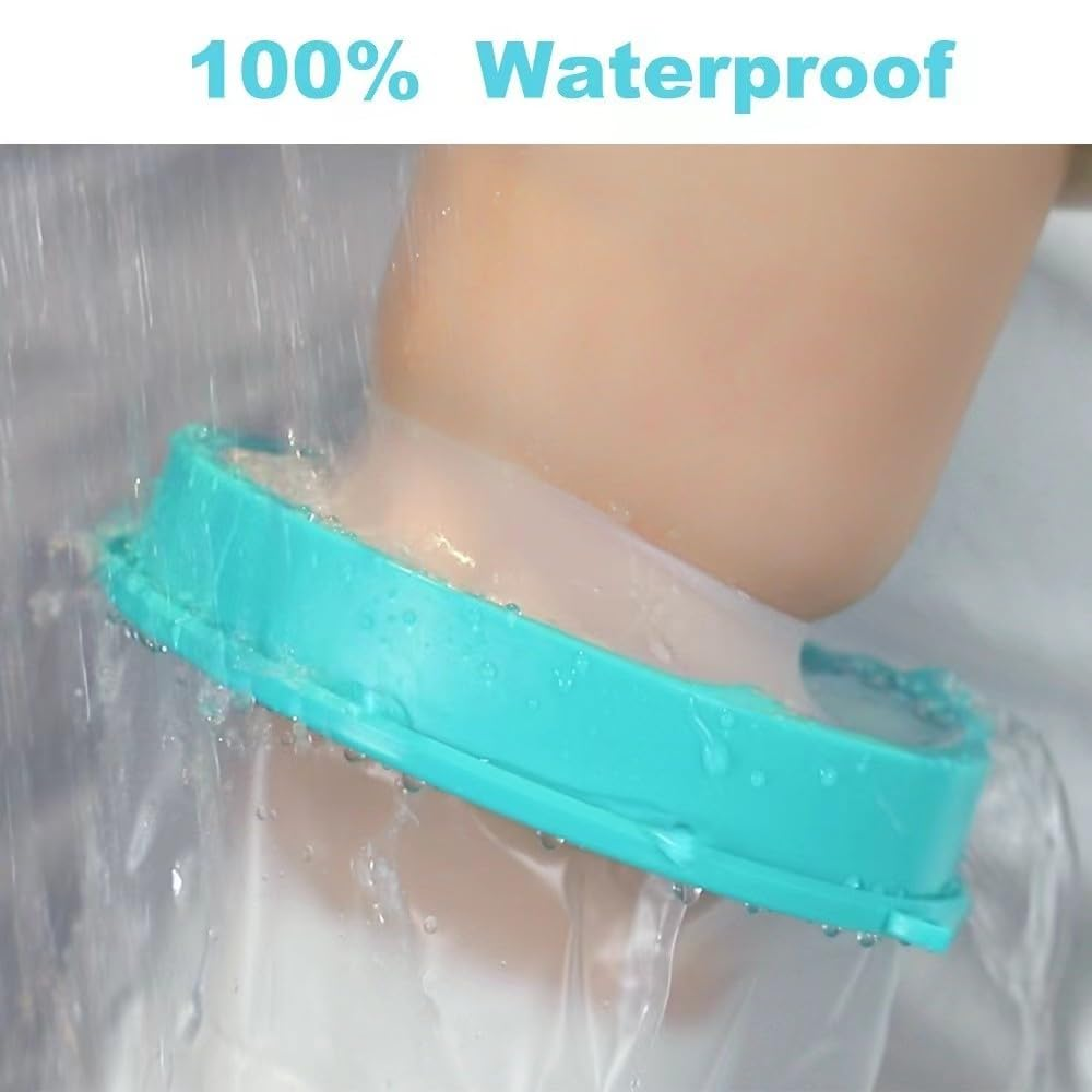 Waterproof Cast Covers for Shower Arm, Watertight Arm Protector Cover, Elbow Injury, Wrist, Post Surgery, Reusable, Elastic, Easy to Use Protect Arms in Bath - Leg image number 7