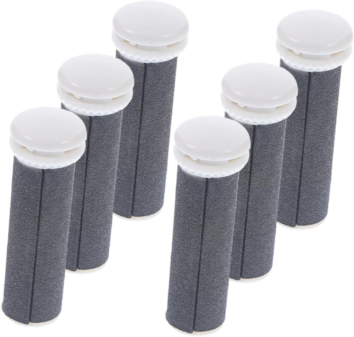 CANIGHT 6Pcs Replacement Roller Refill Electric Foot File Roller Foot File Replacement Heads Pedicure Replacement Rollers Dead Callus Removing Tools Pedicure Accessories Pedicure Tools image number 1