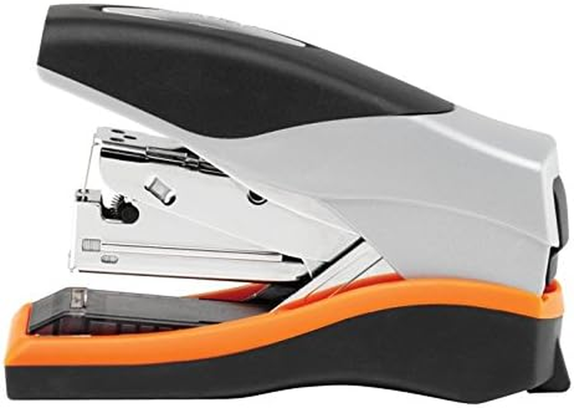 REXEL 2103357 Stapler,Optima40 HS 40SHT ORG,SLV