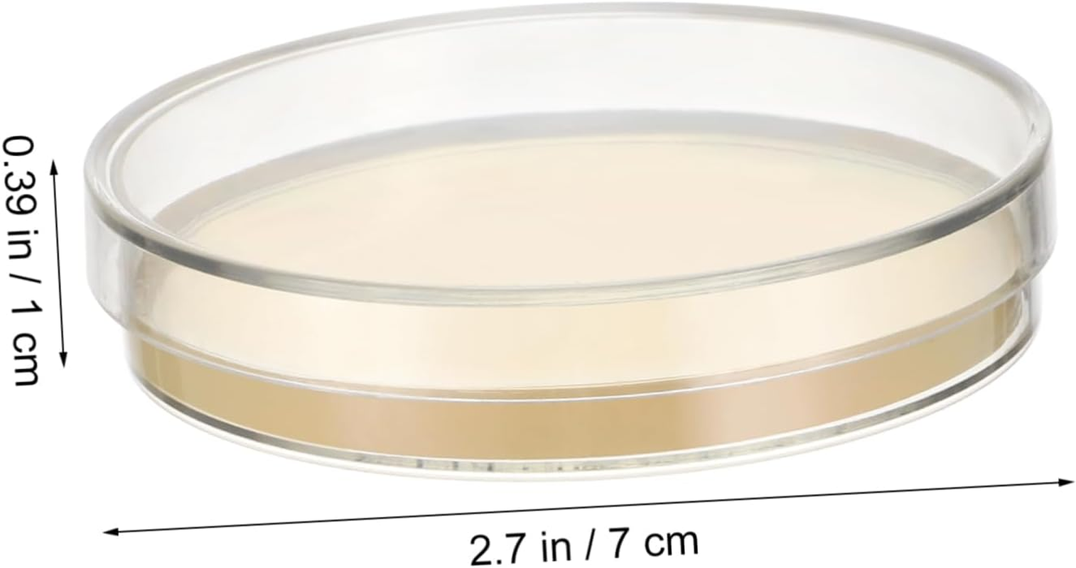 Didiseaon 10Pcs Pre-Poured Agar Plates Nutrient Agar Petri Dishes for Science Experiments Thick Agar for Growth Laboratory Supplies for Use Prepoured Petri Dishes image number 5