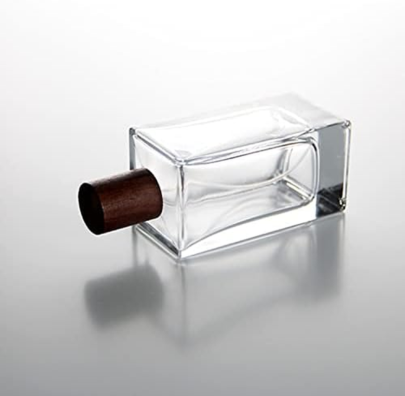 Empty Glass Perfume Spray Bottle Atomiser Wooden Cap (50Ml) image number 2