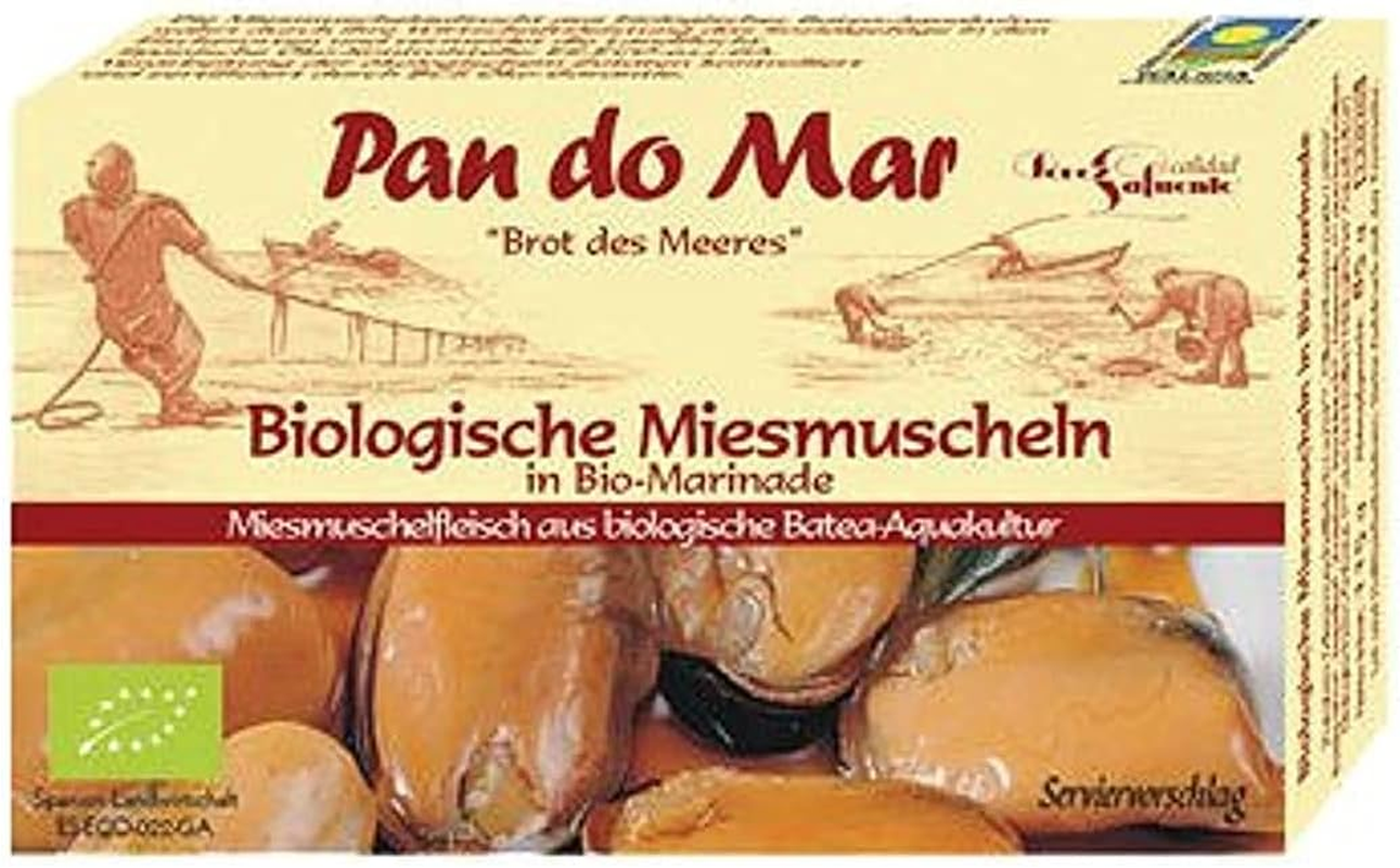 Pan Do Mar Pan Do Mar Organic Mussels in Organic Pickled Sauce, 115 G image number 5