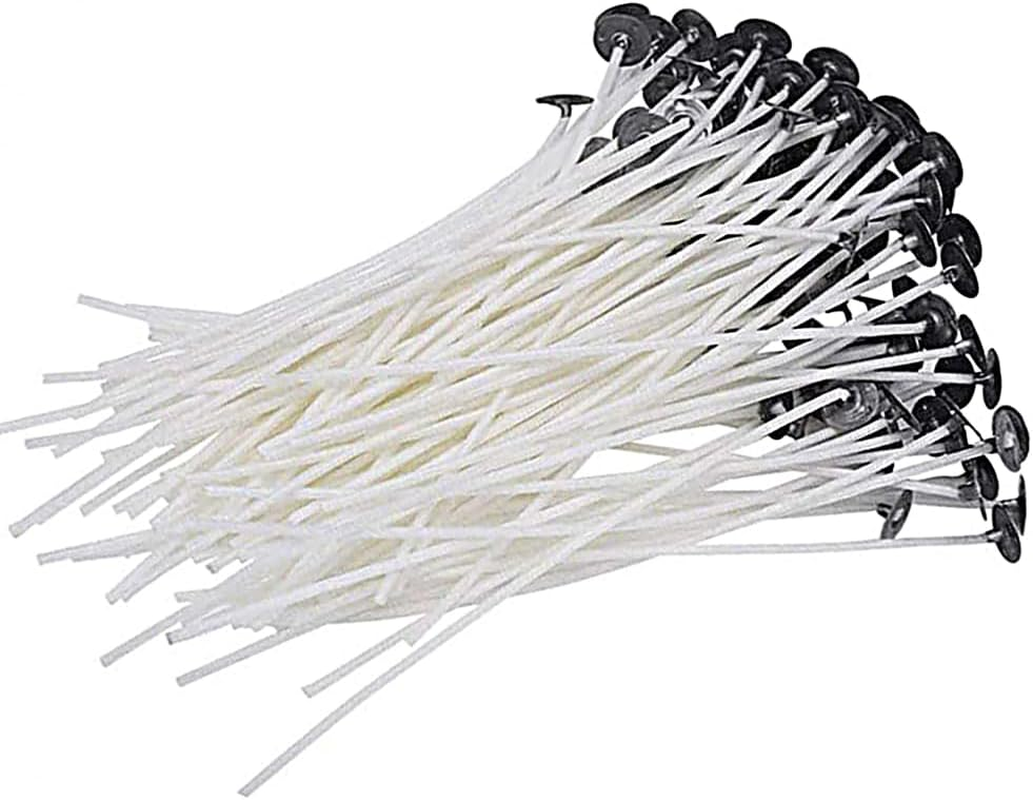 Candle Wicks 100PCS Candle Wick Centering Device for Soy Beeswax Candle Making and Candle DIY