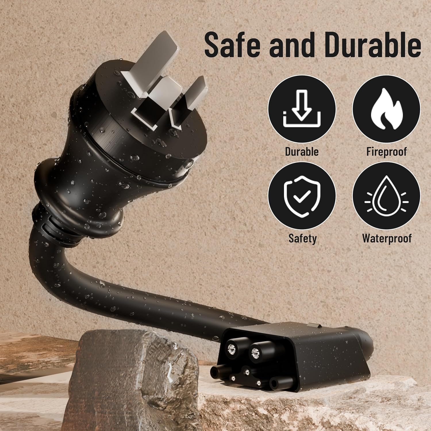 3 Pin to Tesla Adapter 240V 15A Tesla Mobile Connector Plug Gen 2 Mobile Charger Portable EV Charger Accessory Portable Charging image number 5