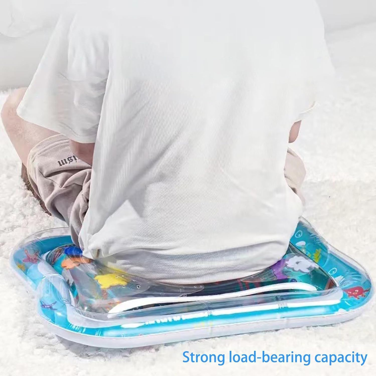 Sensor Water Play Mat, Sensor Water Playmat, Water Sensor Play Mat for Cats, Dogs, Water Mat, Sensory Toy, Summer Water Play Mat for Children, Interactive Cat Toy (A) - A image number 5