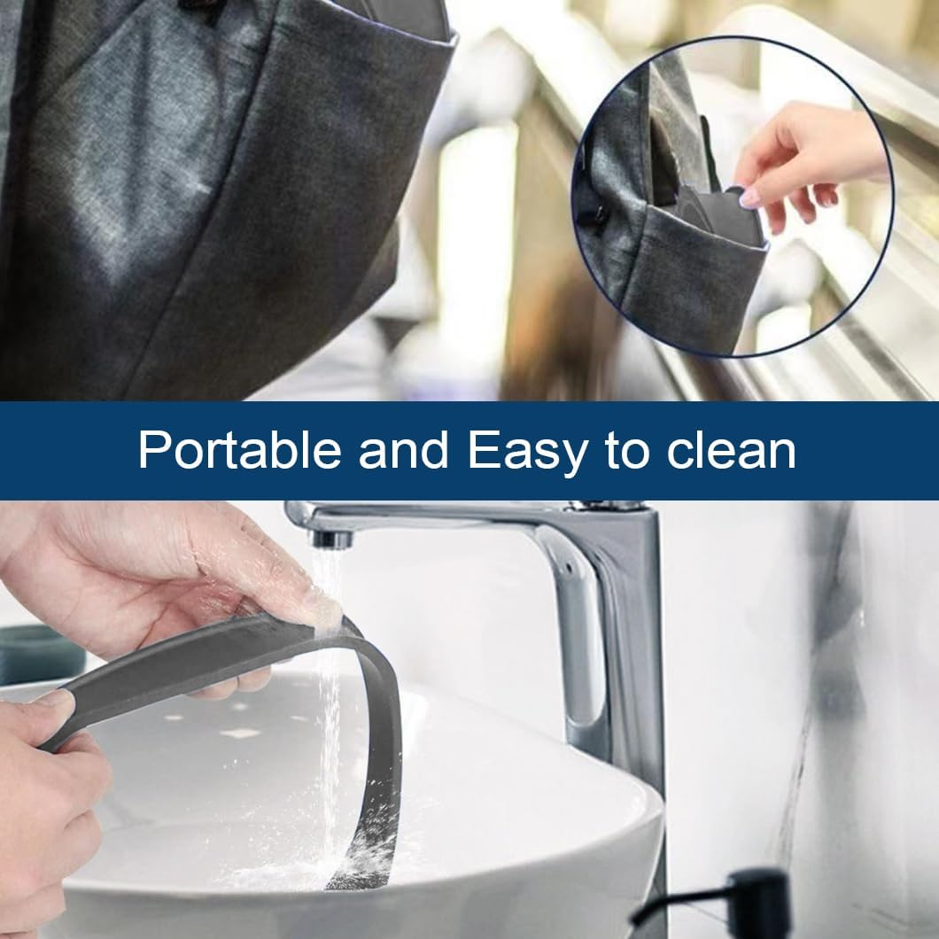 Youery Pack of 3 Barber Comb for Men, Hair Cutting Comb, Hair Cutting Set, Silicone Haircut Band, Professional Curved Positioning Comb, Hair Dye Comb, Hair Cutting Aid image number 4