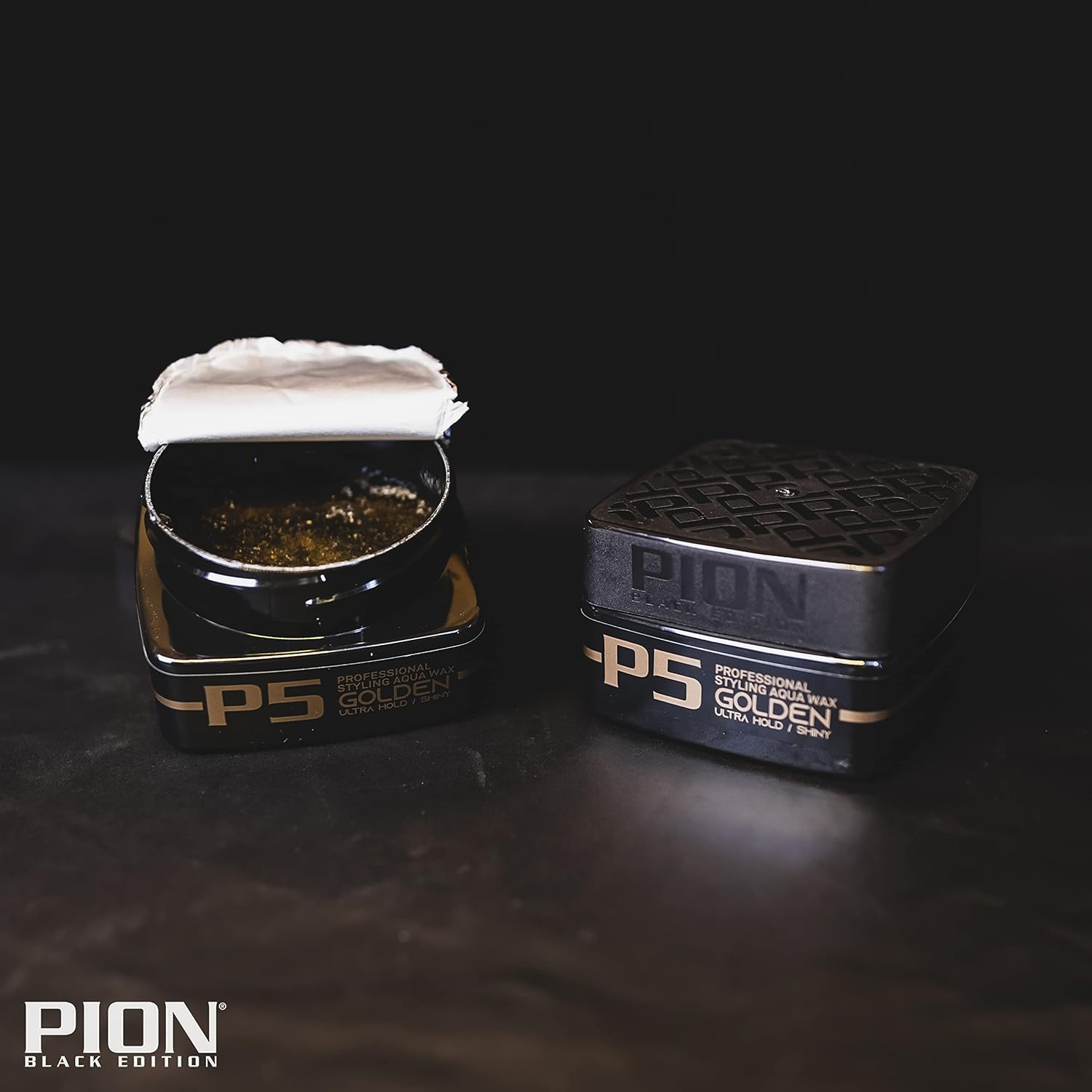 Pion P5 Golden Hair Styling Wax Aqua Series - Natural Look 150Ml (P5 Golden) image number 2