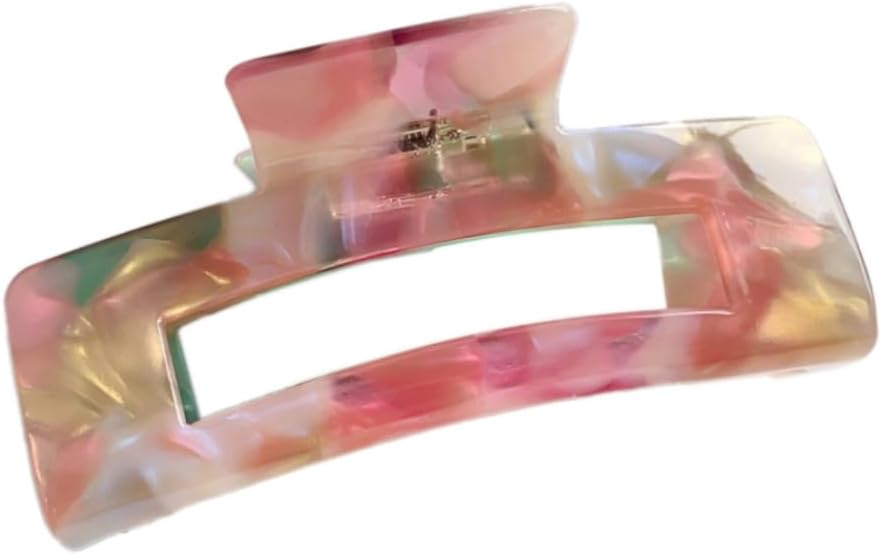 Pack of 1 Women'S Hair Clips, Large Acetate Hair Claw Clip, Hair Clips for Thick Hair, Non-Slip Hair, Jaw Clips, Headwear, Hair Accessories, Hair Styling Accessories for Women, Girls, Purple C image number 2