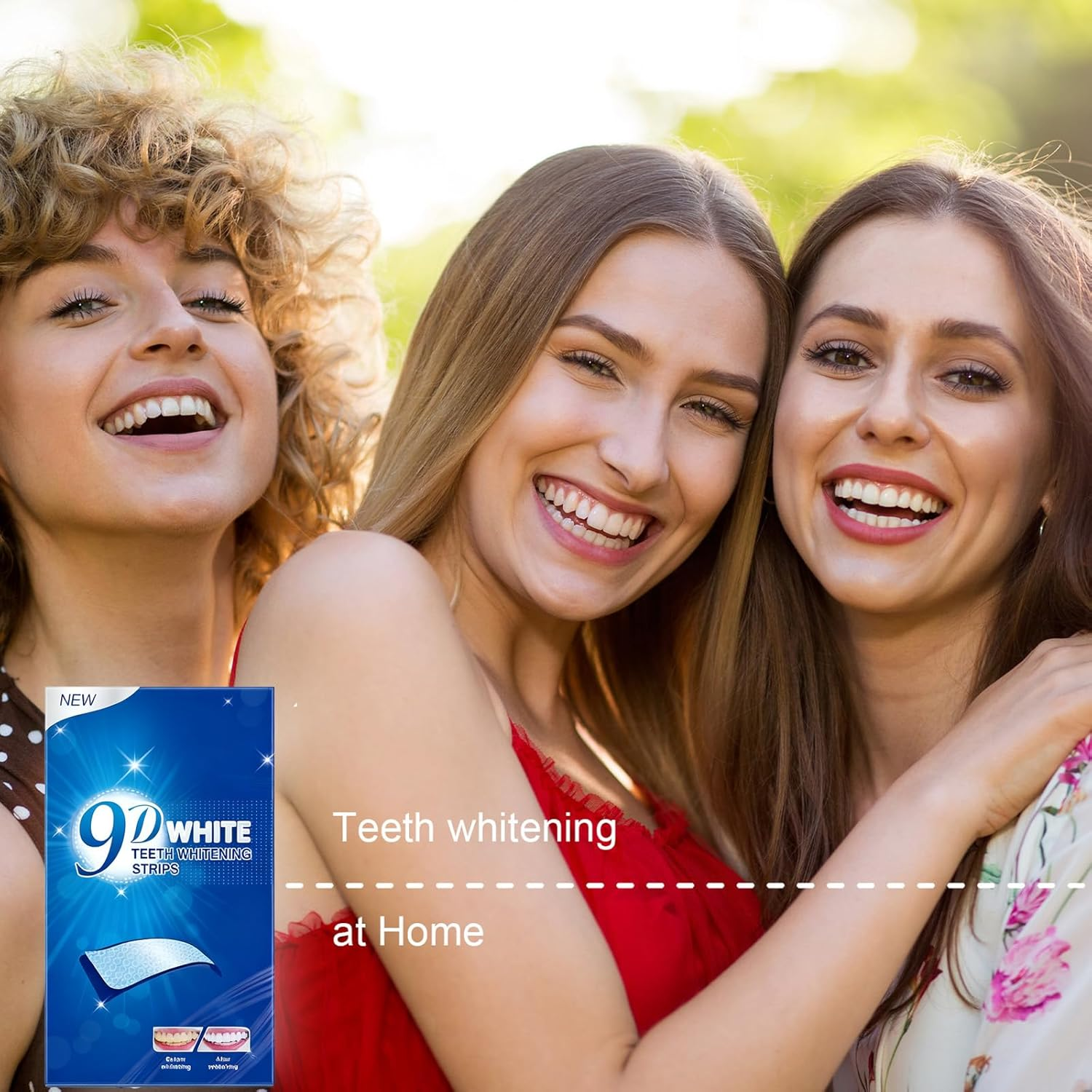 42Pcs 9D Teeth Whitening Strips, Safe and Insensitive Teeth Whitening Strips Crest Kit,Household Crest, Effectively Remove Stains, Teeth Whiteningin Half an Hour, Mint Flavor image number 3