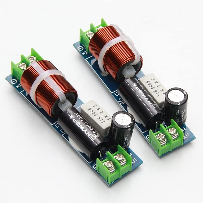 2PCS 1 Way 60W Mediant Speaker Frequency Divider Circuits Car 1-Unit Automotive Hifi Stereo Audio Crossover Filters image number 4