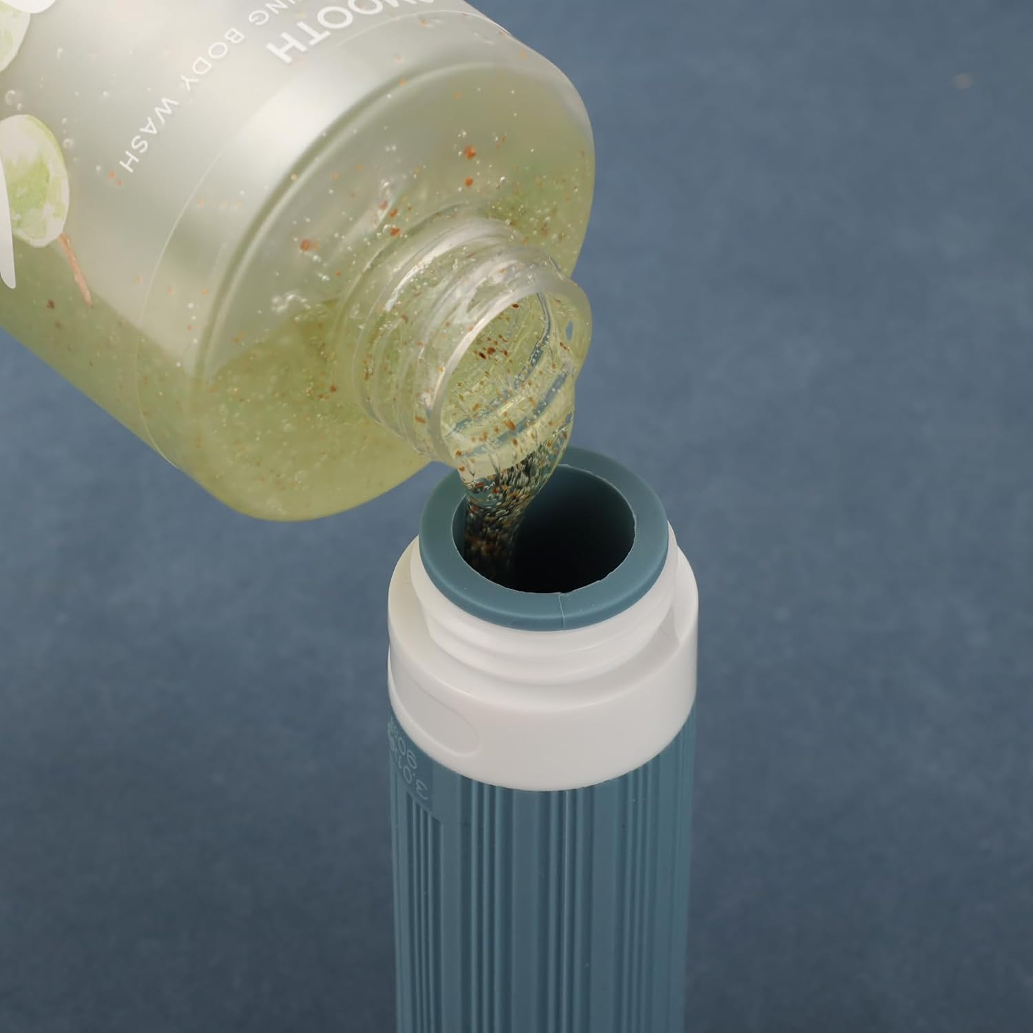 Mumoo Bear Travel Bottles for Toiletries, Tsa Approved 3Oz Portable Travel Bottles, BPA Free Leak Proof Squeezable Silicone Travel Size Containers, Travel Accessories with Clear Toiletry Bag (4 Pack) image number 1