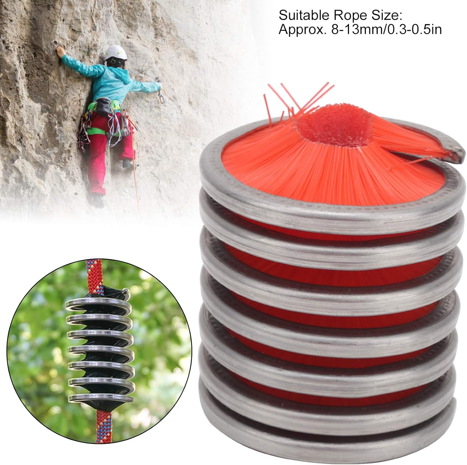 Rope Brush, Outdoor Rope Washing Brush for Mountaineering for Expanding for Cave for Outdoors image number 3