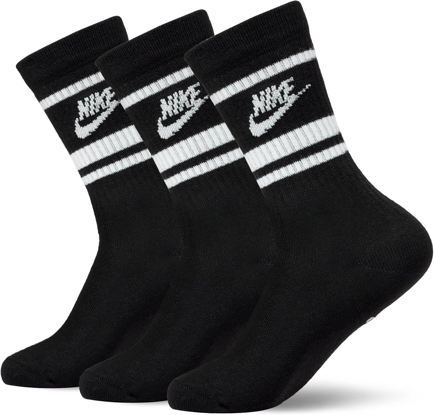 Nike Nsw Everyday Essential Cr Socks White/Black/Black M