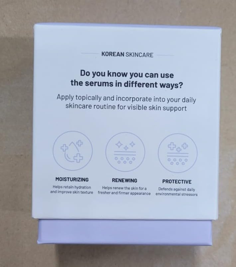 BR&Uuml;UN HY - Control Hyaluronic Aqua Solution Ampoule - Micro Needling Korean Serum Booster for Face to Use with and without Derma Pen Microneedling Skin Care Serum 1.18 Fl.Oz