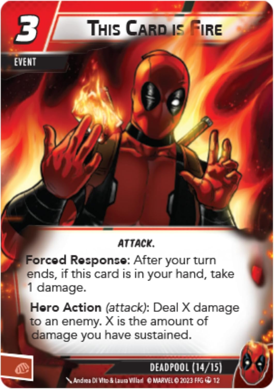 Fantasy Flight Games Marvel Champions LCG Deadpool Expanded Hero Pack Card Game image number 3