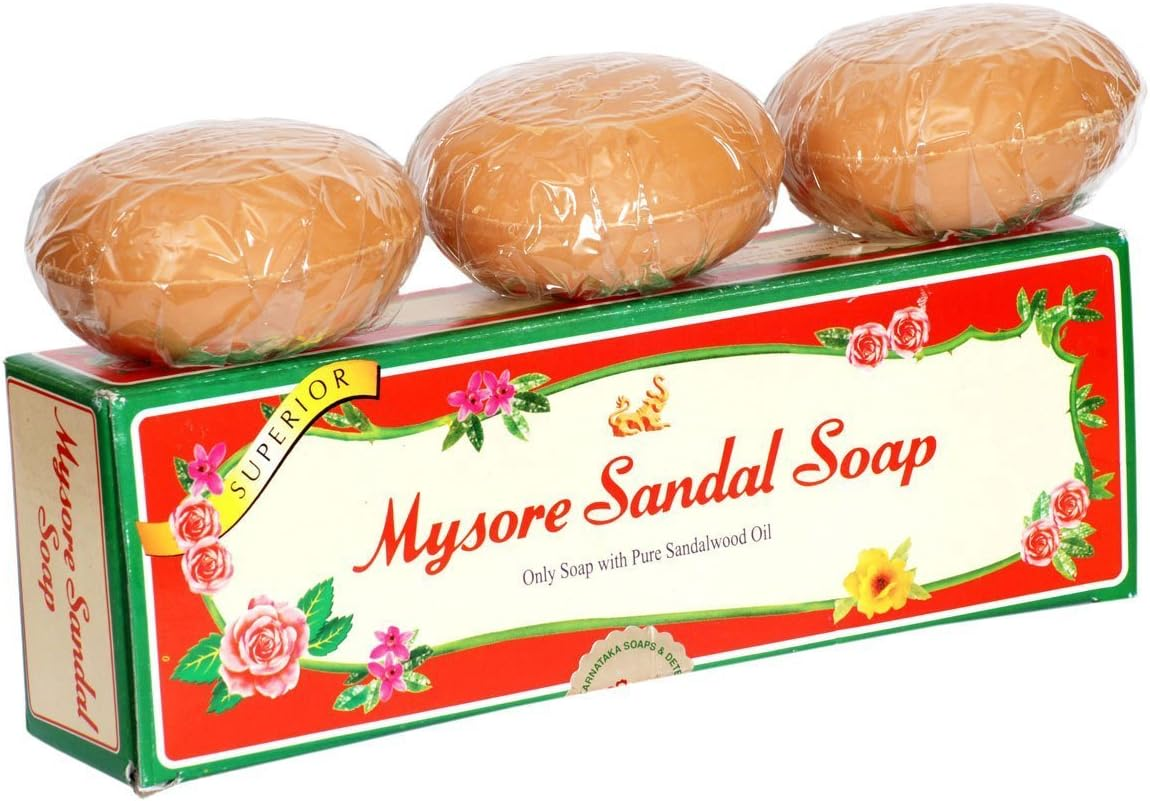 Buycrafty Mysore Sandalwood Soap 150G Double Size (Pack of 12)
