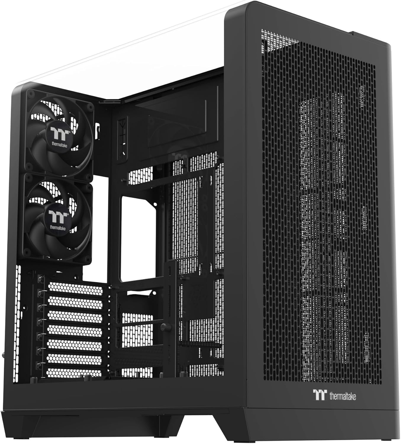 Thermaltake View 390 Air Curved Tempered Glass ATX Mid Tower Case Black Edition, CA-11F-00M1WN-00