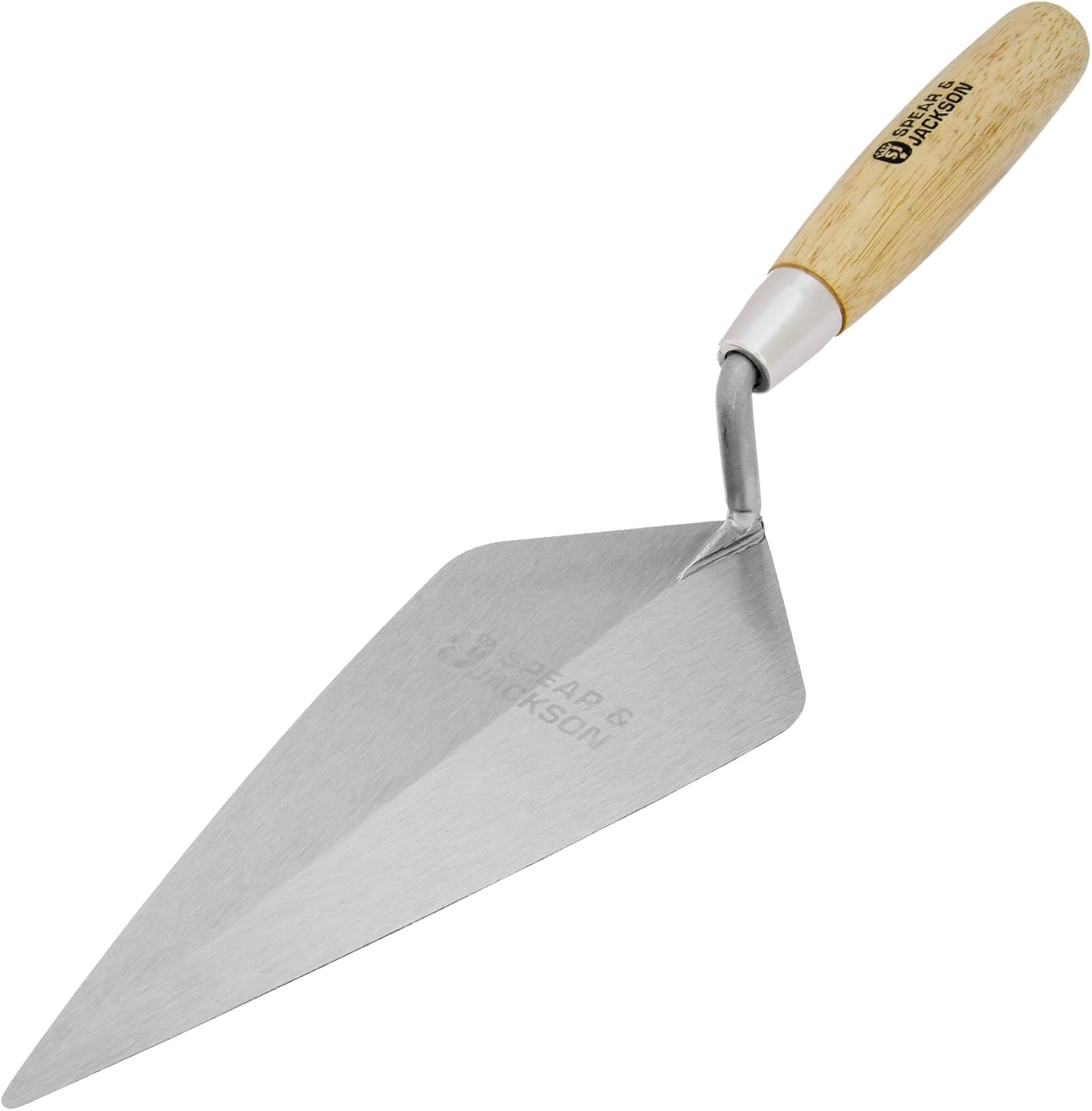 Spear & Jackson Heel Broad Trowel with Handle, 250 X 123 Mm