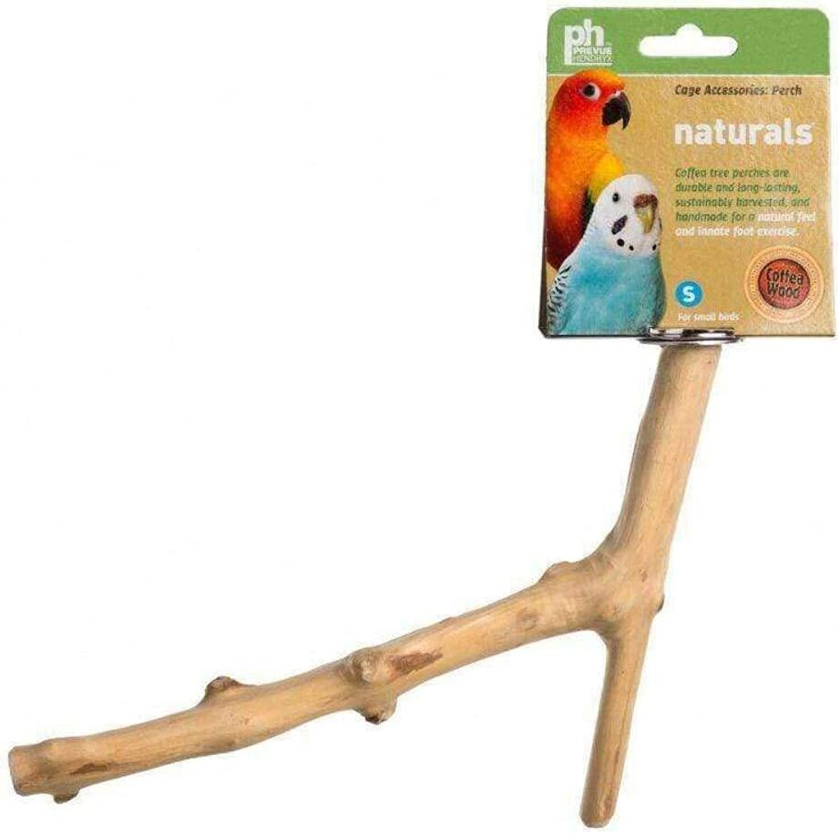 Naturals Y Branch Perch Coffee Wood - 23Cm L X 1.3Cm - 2.5Cm D - (Small Birds)
