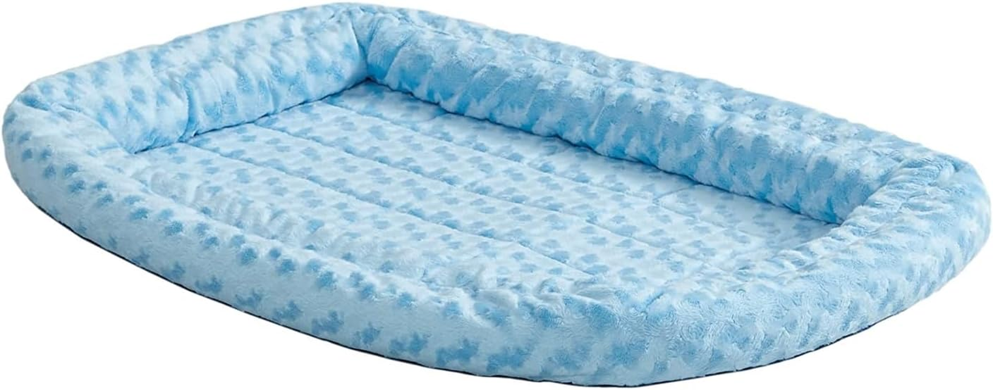 Double Bolster Pet Bed | 18-Inch Dog Bed Ideal for Toy Dog Breeds & Fits 18-Inch Long Dog Crates