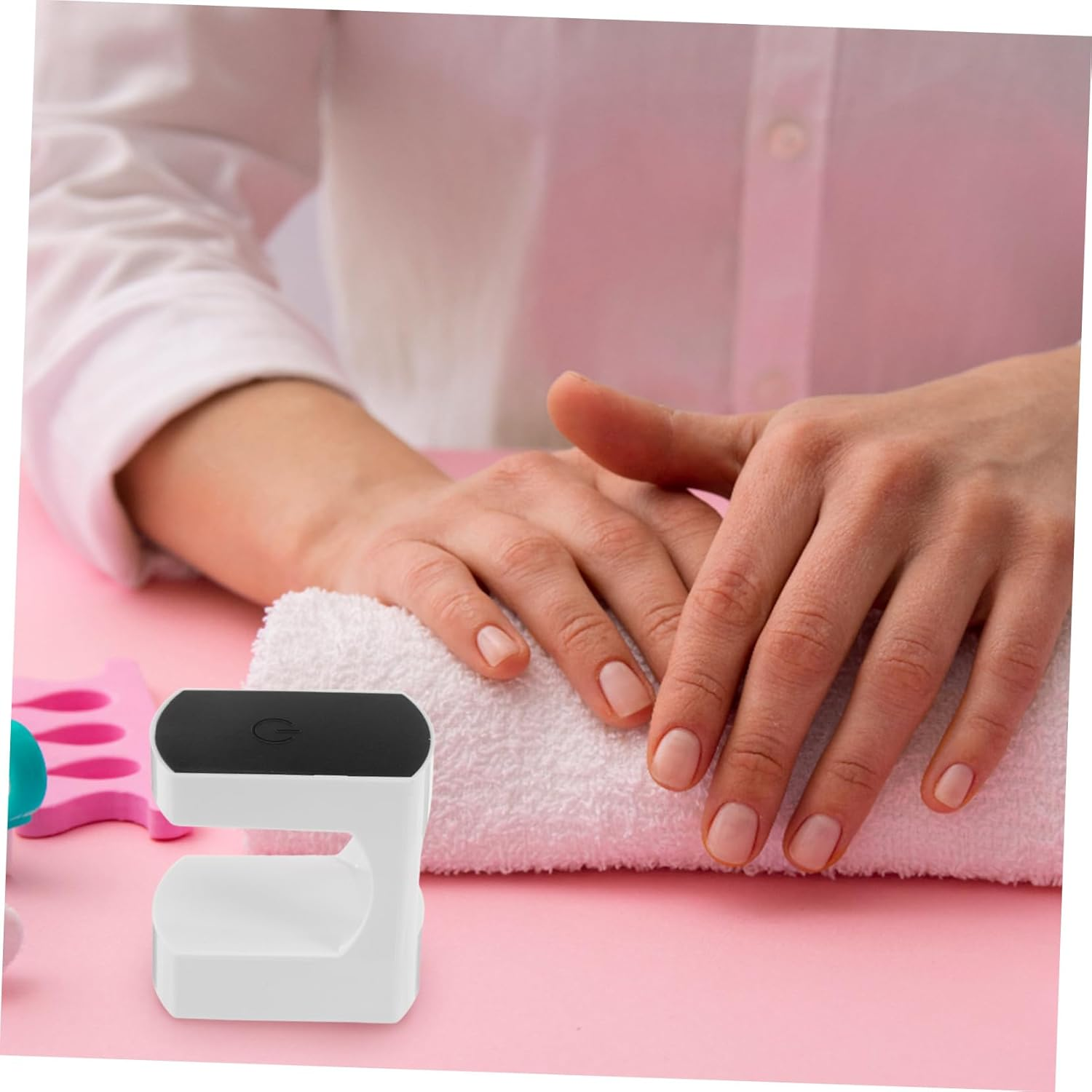 TOPPERFUN 2Pcs Portable Mini UV Nail Lamp USB LED Gel Polish Dryer for Home and Travel Compact Energy Saving Nail Polish Dryer for Manicure Starters and Salon Use image number 3