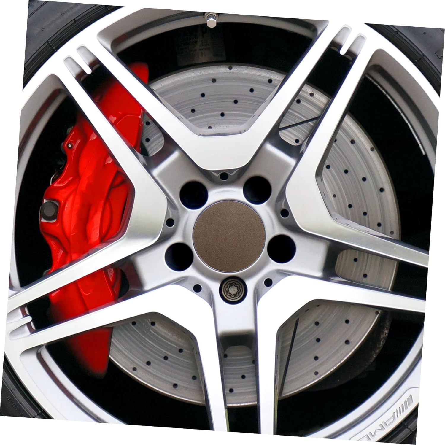 MOLUCKFU 4Pcs Wheel Hub Center Caps Deep Antique Automotive Tire Accessories Easy Installation Material Sleek Design for Car Wheel Hub Replacement image number 6