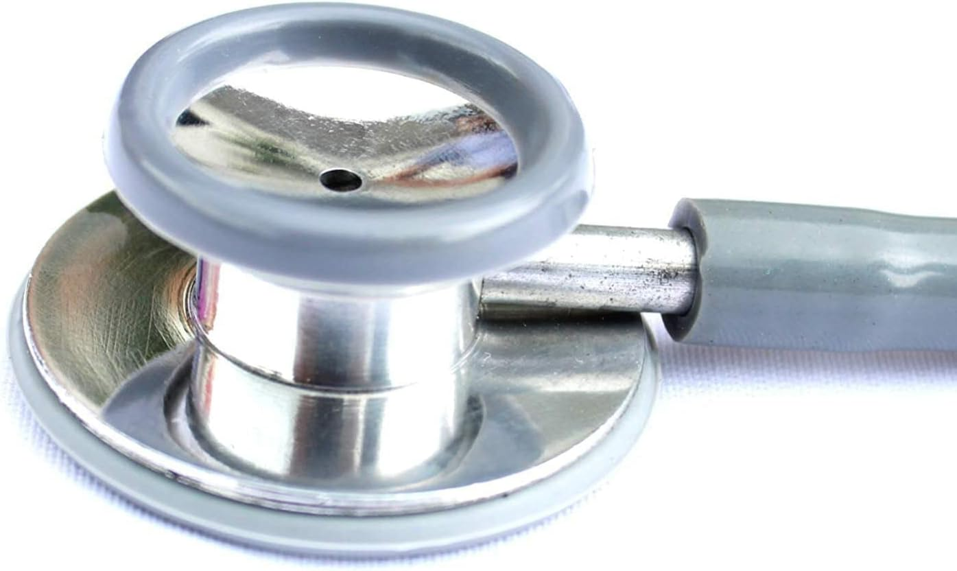 Sainio Dual Head Stethoscope for (Doctors, Nurse, Physicians, Cardiology) (Premium Grey) image number 1