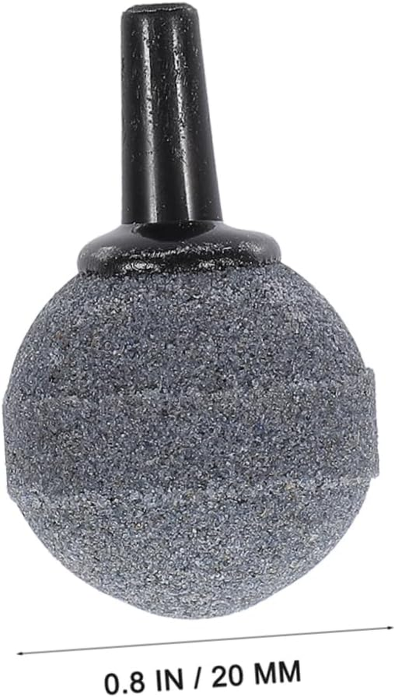 POPETPOP 50Pcs round Air Stones for Fish Tank Aquarium Bubble Diffuser Tiny Oxygen Bubbles Durable Aeration Supplies for Hydroponics and Fish Breeding image number 3