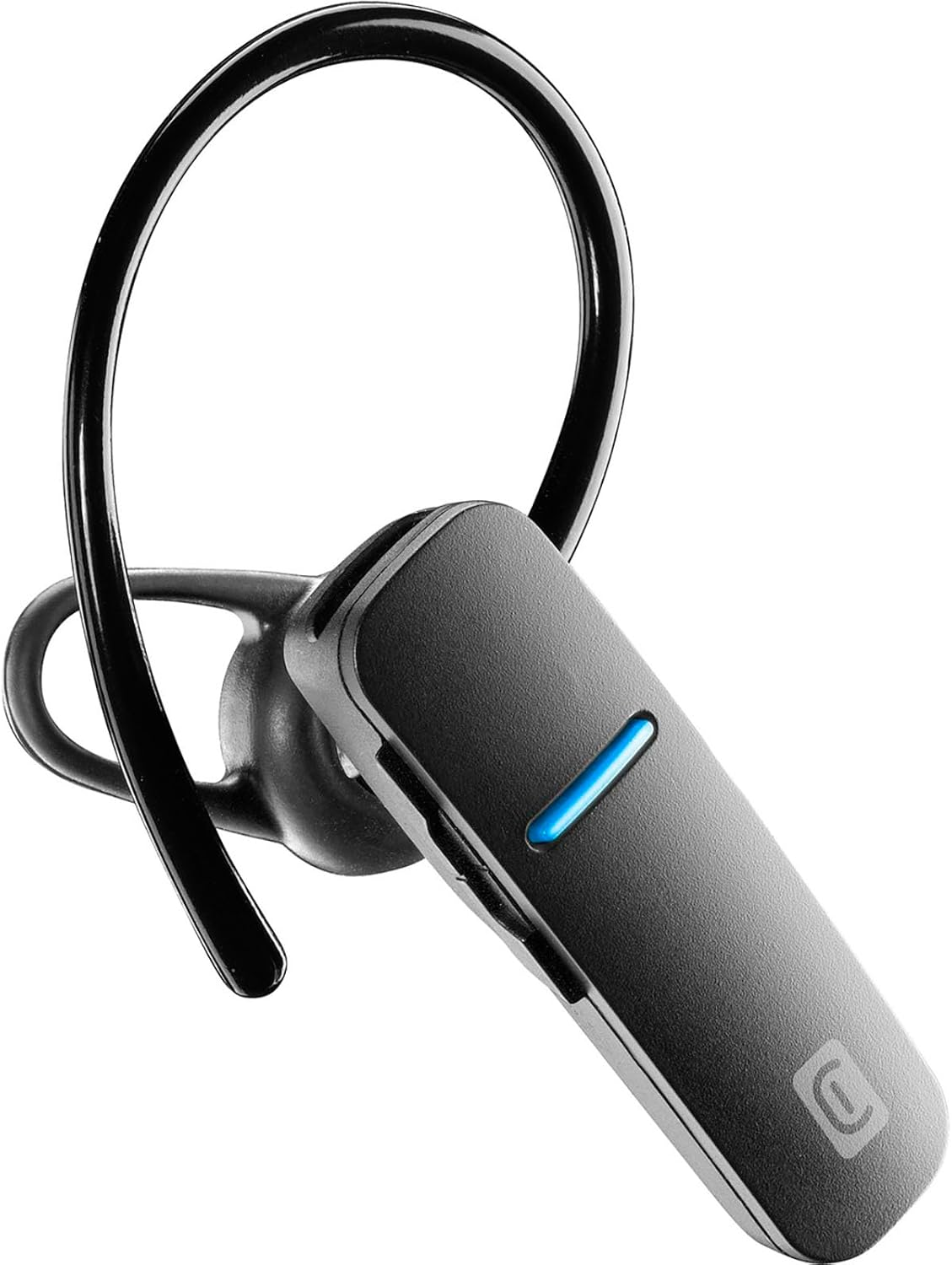 Cellularline | Sleek | Mono Ergonomic Bluetooth&reg; Headphones - Talk Time 5.5 Hours - Play Time 6 Hours - Charging Time 1.5 Hours - Equipped with Voice Assistant - Black