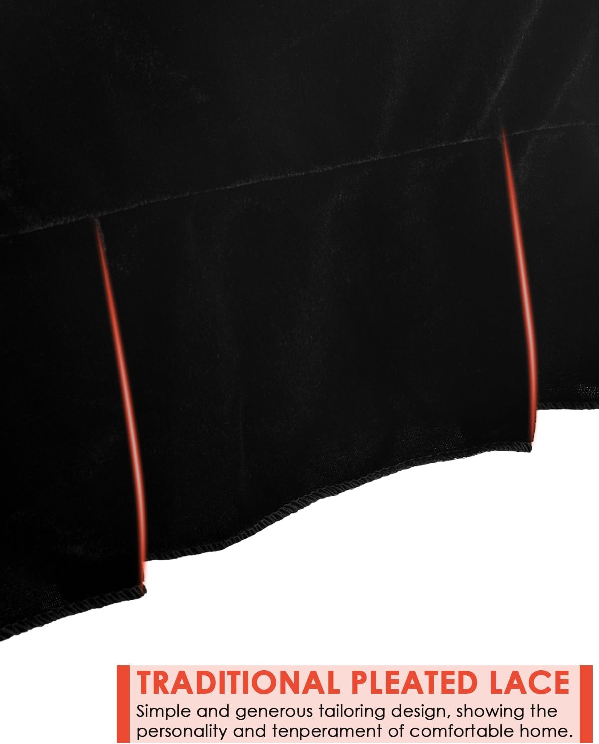 TINDTOP Grand Piano Cover, Velvet Dustproof Baby Piano Cover Washable Soft Bordered Decorated Full Triangle Piano Protective Cover image number 2