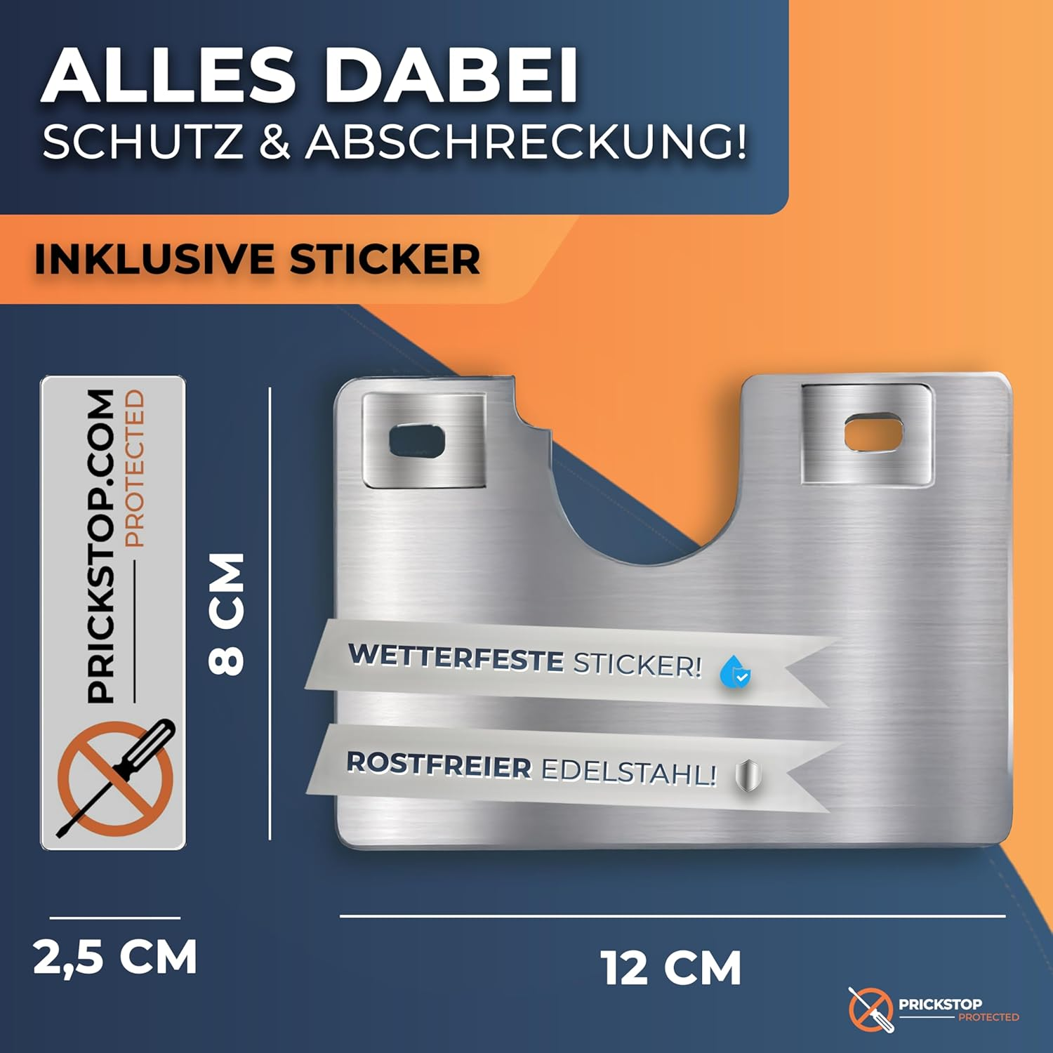 Prick Stop Door Lock | Safety for Fiat Ducato, Citroen Jumper, Peugeot Boxer and P&ouml;ssl Motorhome | Prickstop Burglary Protection image number 3